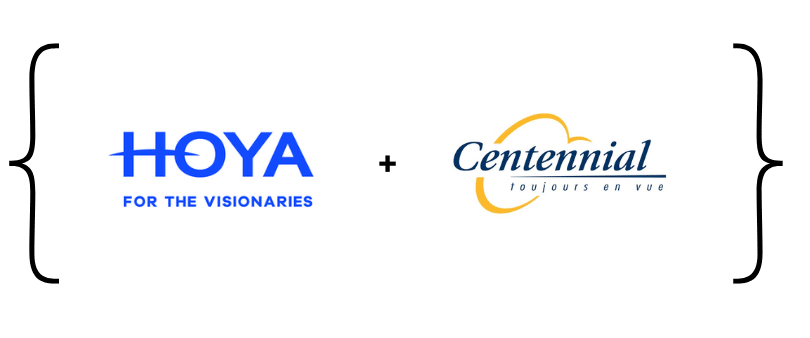 HOYA and CENTENNIAL logos FR
