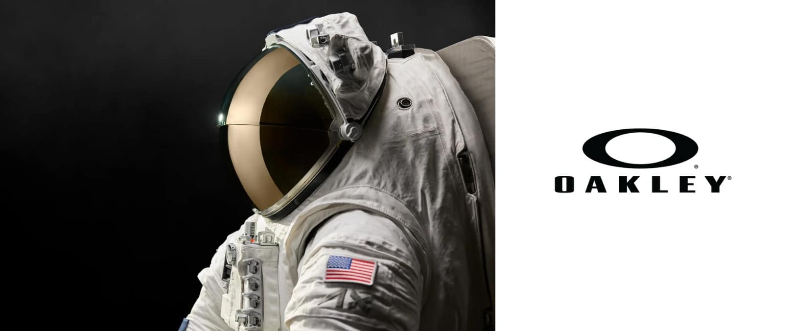 Oakley Axiom Space Artemis III visor image and logo