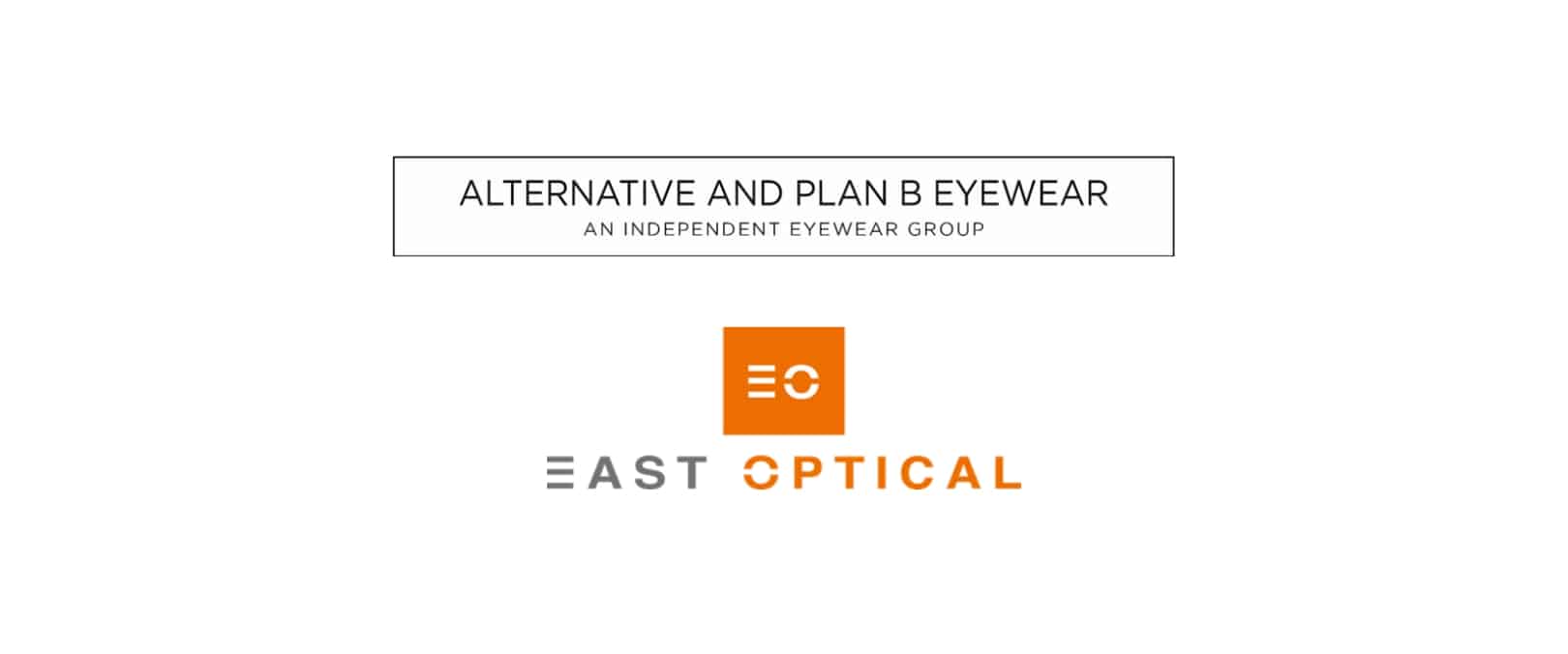 Plan B alternative logo and East Optical logo